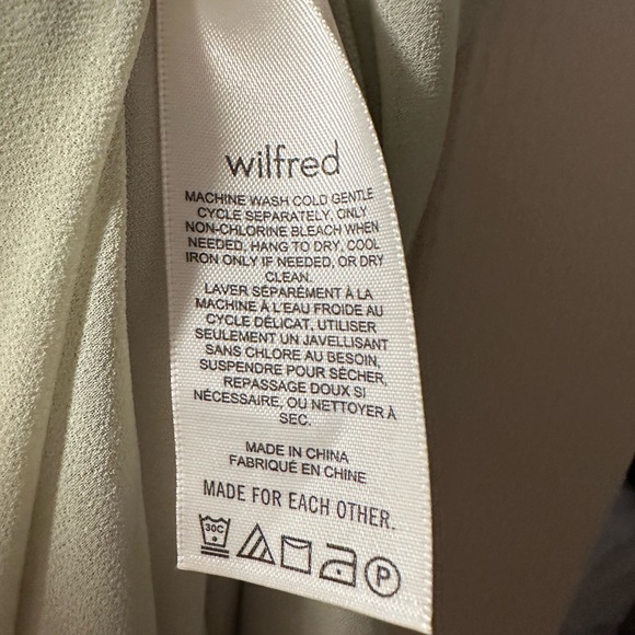 Aritzia Wilfred Midi Genoa Dress in Pastel Sage Green - Picture 6 of 7